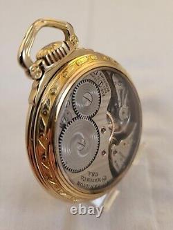 528 Hamilton Pocket Watch, 992B, 1944 US Gov, 21 Jewel, Serviced