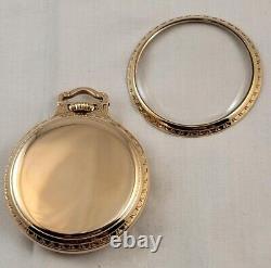 #641 Hamilton 23J 950 Pocket Watch BOC Case & Extra Display Case Back Mont Dial