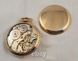 #641 Hamilton 23J 950 Pocket Watch BOC Case & Extra Display Case Back Mont Dial