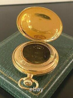 920 Hamilton 14k Solid Gold Pocket watch 23 jewels in the box 46mm