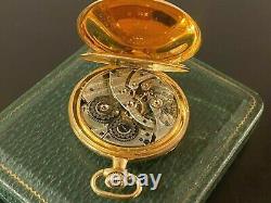 920 Hamilton 14k Solid Gold Pocket watch 23 jewels in the box 46mm