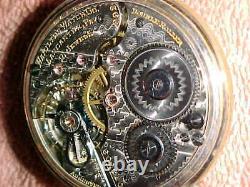 992 1913 Hamilton 21 Jewel Railroad Grade 16 Size Pocket Watch Estate