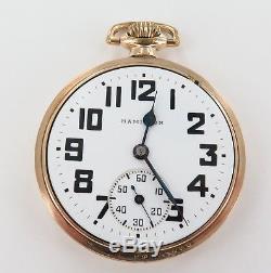 A Good 1923 Hamilton 992 16s 21j Railroad Grade 5 Adjusts Pocket Watch