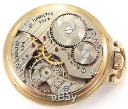 A Good 1964 Hamilton 992b 16s 21j Railway Special Montgomery Dial Pocket Watch