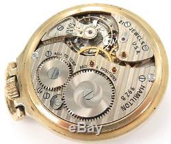 A Good 1964 Hamilton 992b 16s 21j Railway Special Montgomery Dial Pocket Watch