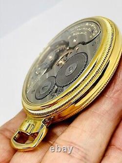 AMAZING 1934 Hamilton 16S 21J Grade 992E Clear Back Mainliner Pocket Watch