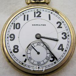 Antique 16s Hamilton 950 E Elinvar 23j 23 Jewel Railroad Rr Pocket Watch