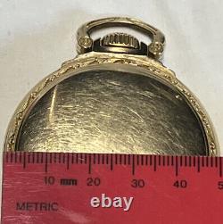 AWESOME 16s 992B HAMILTION 21J RAILROAD Special POCKET WATCH 14K GOLD FILL CASE