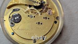 Adams & Perry Pre- Hamilton Pocket Watch Very Rare! 19 Size 20 Jewel Runs