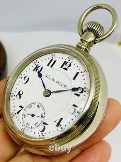 Amazing 1906 Hamilton 18S 2J Grade 940 Railroad Pocket Watch Runs