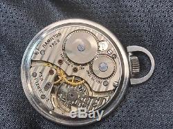 Another High Grade Hamilton 992b 21 Jewel Size 16 Railroad Pocket Watch A+++++++