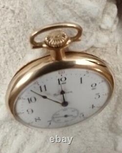 Antique, 14k Gold, 23 Jewel Hamilton Pocket Watch Grade 920 YR 1915