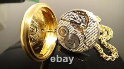 Antique 14k Gold Filled Hamilton Pocket Watch / 5Position/Ticking/21Jewels