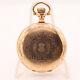 Antique 16s Hamilton Mechanical Hunter Pocket Watch 975 14k Gf Fancy Guilloche