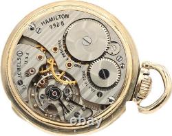 Antique 16S Hamilton Railway Special w Model A Case Railroad Pocket Watch 992B