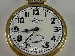 Antique 16s Ball Hamilton 999B Rail Road 21 jewel pocket watch. Made 1951