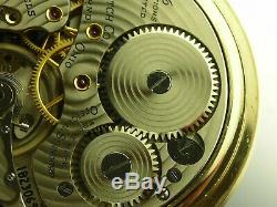 Antique 16s Ball Hamilton 999B Rail Road 21 jewel pocket watch. Made 1951