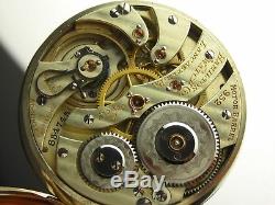 Antique 16s Hamilton 952 19j Rail Road pocket watch. Original Box. Made 1913