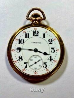 Antique 16s Hamilton 992 21jewel Railroad Rr Pocket Watch
