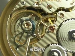 Antique 16s Hamilton 992 Rail Road pocket watch. 1924. Gold filled Wadsworth case