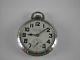 Antique 16s Hamilton 992b Rail Road 21j Pocket Watch. Made 1950. Stainless Steel