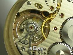 Antique 16s Hamilton 992B Rail Road pocket watch. 1947. Two tone Wadsworth case