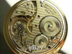 Antique 16s Hamilton 992B Rail Road pocket watch. Made 1949. 21j. Nice watch