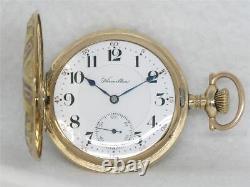 Antique 16s Hamilton 993 Multi-color Railroad Gold Fill Pocket Watch, Serviced