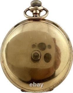Antique 18 Size Hamilton 17 Jewel Mechanical Hunter Pocket Watch Grade 935 GF