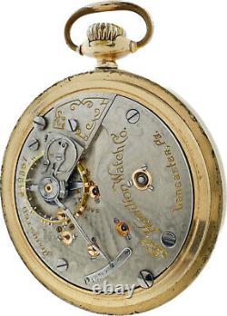 Antique 18 Size Hamilton 23Jewel Railroad Pocket Watch Grade 946 10k Gold Filled