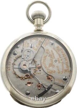 Antique 18 Size Hamilton w Salesman Case Mechanical Railroad Pocket Watch 940