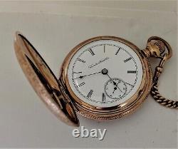 Antique 1898 Hamilton size 18 hunting Case Pocket Watch
