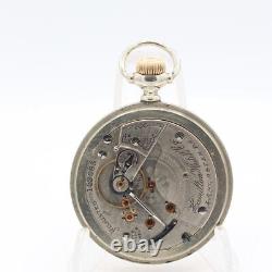 Antique 18s 1900 Hamilton 17 Jewel Mechanical Pocket Watch 926 Nickel