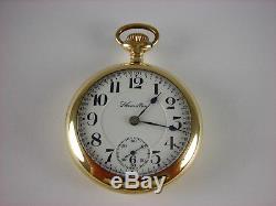 Antique 18s Hamilton 940 Rail Road grade 21j pocket watch. 1912. Very nice case