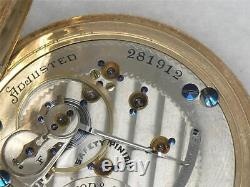 Antique 18s Hamilton Solid 14k Mermod & Jaccard Pocketwatch, Signed 3x, Serviced