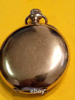 Antique 1901 HAMILTON Grade 940 21 Jewels 18 size Railroad Pocket Watch 10k gf