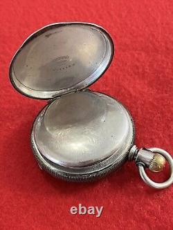 Antique 1903 Hamilton 18s & 17j Grade926 3 oz Silver Pocket Watch-Runs Great