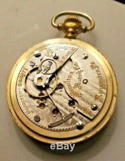 Antique 1903 Hamilton Watch Co 940 / 21 JEWELS / SIZE 18 Railroad Pocket Watch