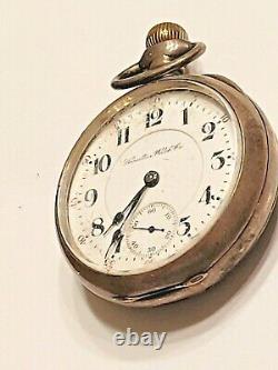 Antique 1904 Hamilton 940 Pocket Watch 21 Jewels STERLING Case- RR Approved/