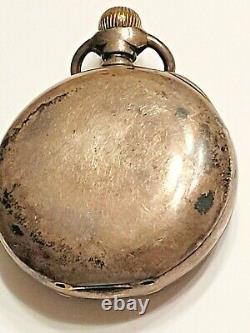 Antique 1904 Hamilton 940 Pocket Watch 21 Jewels STERLING Case- RR Approved/