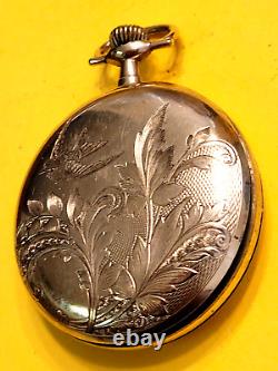 Antique 1908 HAMILTON 21 Jewels Railroad Pocket Watch Grade 992 Gold Filled