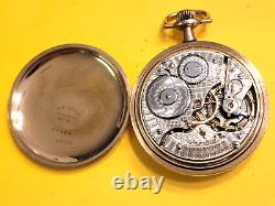 Antique 1908 HAMILTON 21 Jewels Railroad Pocket Watch Grade 992 Gold Filled