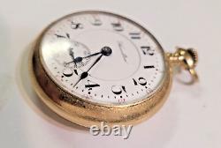 Antique 1909 HAMILTON 940 Size 18s 21 Jewels 10k Pocket Watch- Railroad Approved