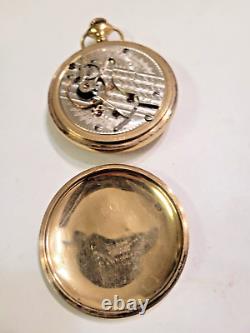 Antique 1909 HAMILTON 940 Size 18s 21 Jewels 10k Pocket Watch- Railroad Approved