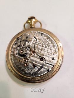 Antique 1909 HAMILTON 940 Size 18s 21 Jewels 10k Pocket Watch- Railroad Approved