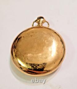 Antique 1909 HAMILTON 940 Size 18s 21 Jewels 10k Pocket Watch- Railroad Approved