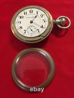 Antique 1910 Hamilton 18s 17j Pocket Watch-Runs Great