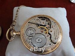 Antique 1910 Hamilton 992 10K Gold Filled 21-Jewels Pocket Watch Serial #1045876