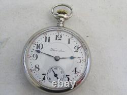 Antique 1911 Hamilton 940 21 Jewels 18 Size Railroad Grade Pocket Watch