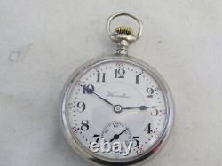 Antique 1911 Hamilton 940 21 Jewels 18 Size Railroad Grade Pocket Watch